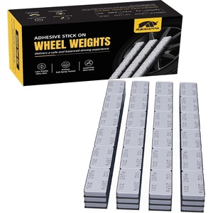 image:imageMIKKUPPA 1oz Adhesive Stick on Wheel Weights Gray 72ozBoxChrome